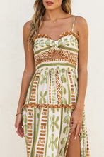 Load image into Gallery viewer, Maia Cutout Smocked Maxi Dress