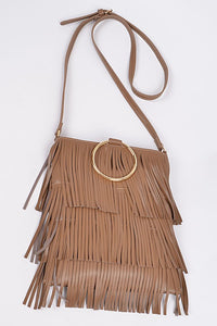 Tassel Drape Clutch