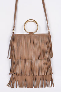 Tassel Drape Clutch