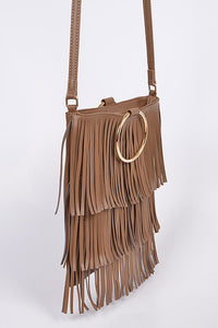 Tassel Drape Clutch