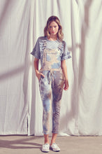 Load image into Gallery viewer, Tie-dye ankle-length overalls