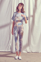 Load image into Gallery viewer, Tie-dye ankle-length overalls