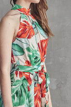 Load image into Gallery viewer, Printed Key-Hole Front Romper