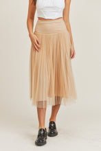 Load image into Gallery viewer, Dot Mesh Tulle Midi Skirt