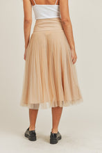 Load image into Gallery viewer, Dot Mesh Tulle Midi Skirt