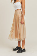 Load image into Gallery viewer, Dot Mesh Tulle Midi Skirt