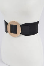 Load image into Gallery viewer, Faux Leather Wide Elastic Belt