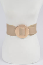 Load image into Gallery viewer, Faux Leather Wide Elastic Belt