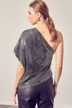 Load image into Gallery viewer, Sequins One Shoulder Top