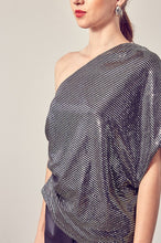 Load image into Gallery viewer, Sequins One Shoulder Top