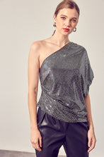 Load image into Gallery viewer, Sequins One Shoulder Top