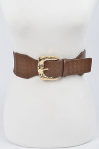 Braided Embossed Stretch Belt