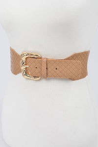 Braided Embossed Stretch Belt