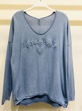 Load image into Gallery viewer, La Vie Est Belle Heart Knitted Top