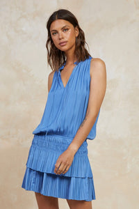 Lily Pleated Mini Dress