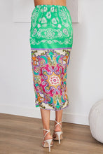 Load image into Gallery viewer, Retro Paisley Print Midi Skirt