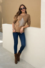 Load image into Gallery viewer, Sequin Star Long Sleeve Top