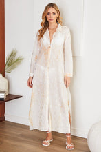 Load image into Gallery viewer, Lorenza Long Shirt Dress / Cover Up