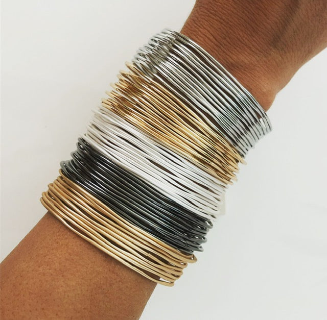 Multi-Layered Metal Bracelet