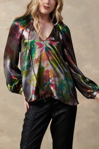 Umay Metallic Blouse