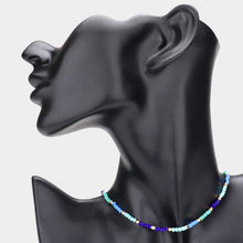 Load image into Gallery viewer, Faceted Beaded Choker Necklace