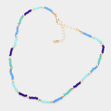 Load image into Gallery viewer, Faceted Beaded Choker Necklace