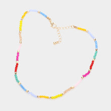 Load image into Gallery viewer, Faceted Beaded Choker Necklace