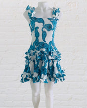 Load image into Gallery viewer, Paisley Scrunch Tier Dress