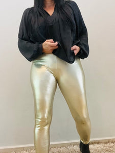 Zeus PU Coated Leggings