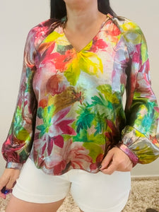 Umay Metallic Blouse