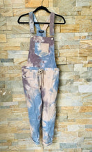 Load image into Gallery viewer, Tie-dye ankle-length overalls