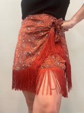 Load image into Gallery viewer, Amarelle  Fringe Mini Skirt