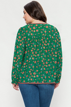 Load image into Gallery viewer, Woven top floral print