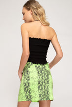 Load image into Gallery viewer, Snake skin printed skirt