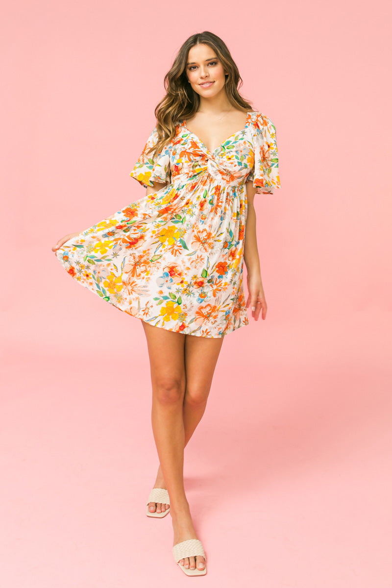 gardenia short dress Sadie Wrap Short Dress Gardenia