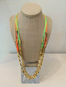 Neon Long Necklace